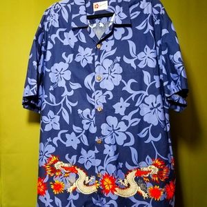 Mens Hilo Hattie 3xl Navy Dragon